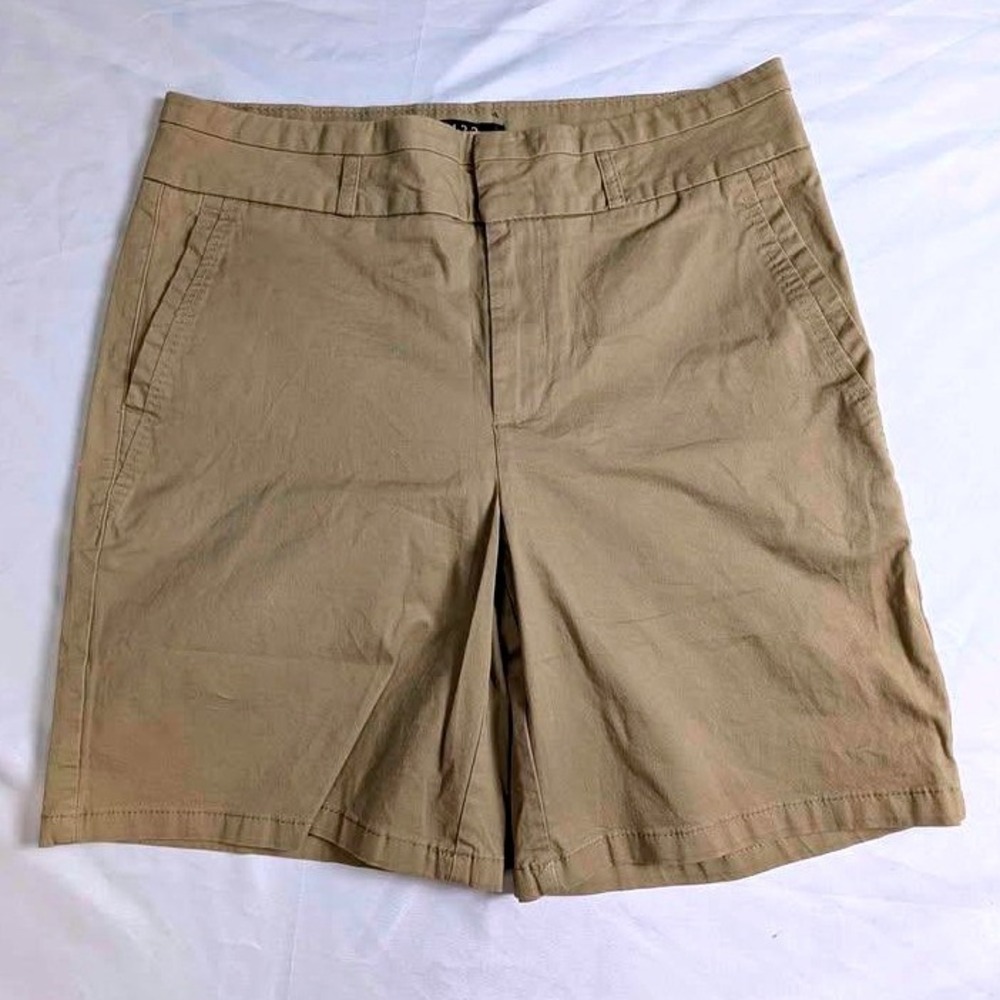 1.2.3 Paris ~ Chino Shorts ~ Kids Size 32 Khaki Tan Cotton Blend Stretch Classic